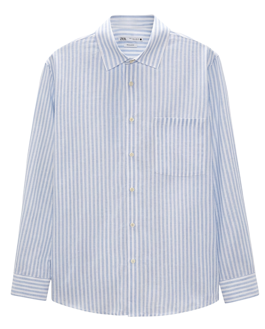 Camisa Linho Listrada